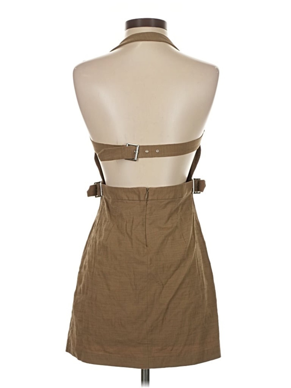 Zara Buckle Halter Mini Dress - Picture 3 of 7